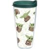imageTervis Made in USA Double Walled Star Wars  The Mandalorian Child Playing Insulated Tumbler Cup Keeps Drinks Cold ampamp Hot 16oz ClearClassic
