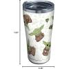 imageTervis Made in USA Double Walled Star Wars  The Mandalorian Child Playing Insulated Tumbler Cup Keeps Drinks Cold ampamp Hot 16oz ClearStainless Steel
