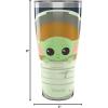 imageTervis The Mandalorian Child in Carrier Triple Walled Insulated Tumbler Travel Cup Keeps Drinks Cold ampamp Hot 20oz Legacy Stainless Steel 1 Count Pack of 1Stainless Steel