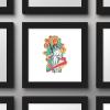 imageTrends International Gallery Pops Star Wars Saga  Pop 70s Princess Leia Wall Art Wall Poster 1200quot x 1200quot Black Frame VersionBlack Frame Version