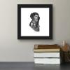 imageTrends International Gallery Pops Star Wars Saga  Princess Leia Artistic Atmosphere Portrait Wall Art Wall Poster 12quot x 12quot Black Framed VersionBlack Framed Version