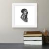 imageTrends International Gallery Pops Star Wars Saga  Princess Leia Artistic Atmosphere Portrait Wall Art Wall Poster 12quot x 12quot Black Framed VersionWhite Framed Version