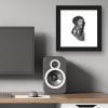imageTrends International Gallery Pops Star Wars Saga  Princess Leia Artistic Atmosphere Portrait Wall Art Wall Poster 12quot x 12quot Black Framed VersionBlack Framed Version