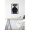 imageTrends International Star Wars Saga  Darth Maul Feature Series Wall Poster 224L x 147W Barnwood Framed VersionBlack Framed Version