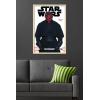 imageTrends International Star Wars Saga  Darth Maul Feature Series Wall Poster 224L x 147W Barnwood Framed VersionBlonde Framed Version