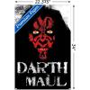 imageTrends International Star Wars The Phantom Menace  Darth Maul Charcoal Wall Poster 34L x 224W Premium Unframed VersionPremium Unframed Version