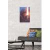 imageTrends International Star Wars The Phantom Menace  Darth Maul Lightsaber Wall Poster 34L x 224W Premium Unframed VersionPremium Poster  Mount Bundle