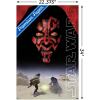imageTrends International Star Wars The Phantom Menace  Darth Maul One Sheet Wall Poster 34L x 224W Premium Unframed VersionPremium Poster  Mount Bundle