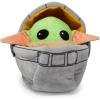imageBuckleDown Dog Toy Mandalorian Plush Squeaker Star Wars The Child Carriage Pose Baby yoda 8quot x 8quot DTPTSWBIJ for All Breed Sizes8 x 8