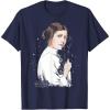 imageStar Wars  Leia Celestial TShirtNavy Blue
