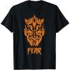 imageStar Wars Darth Maul Fear Halloween TShirtBlack