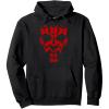 imageStar Wars Darth Maul Spray Paint Face Pullover HoodieBlack