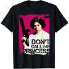 imageStar Wars Dont Call Me Princess Leia Graphic TShirt TShirtBlack