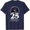 imageStar Wars Episode I 25th Anniversary Darth Maul vs ObiWan TShirtNavy Blue