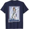 imageStar Wars Luke Skywalker 70s Retro TShirt TShirtNavy Blue