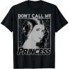imageStar Wars Princess Leia Dont Call Me Princess Portrait TShirtBlack