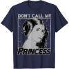 imageStar Wars Princess Leia Dont Call Me Princess Portrait TShirtNavy Blue