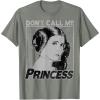 imageStar Wars Princess Leia Dont Call Me Princess Portrait TShirtOlive Heather