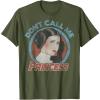 imageStar Wars Princess Leia Dont Call Me Vintage Portrait TShirtOlive Green
