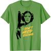 imageStar Wars Princess Leia Escape I Dont Need Rescuing TShirtGrass Green