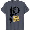 imageStar Wars Princess Leia Escape I Dont Need Rescuing TShirtHeather Blue