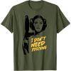 imageStar Wars Princess Leia Escape I Dont Need Rescuing TShirtOlive Green