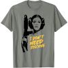 imageStar Wars Princess Leia Escape I Dont Need Rescuing TShirtOlive Heather