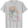 imageStar Wars Princess Leia Retro Rebel TShirtSilver Grey