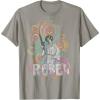 imageStar Wars Princess Leia Retro Rebel TShirtSlate Grey