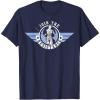 imageStar Wars Rey Episode 7 Join the Resistance Graphic TShirt TShirtNavy Blue