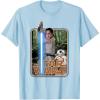 imageStar Wars Rey ampamp BB8 Episode 7 Poster Sticker TShirt TShirtBaby Blue