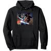 imageStar Wars The Clone Wars Exclusive Ahsoka ampamp Darth Maul Pullover HoodieBlack