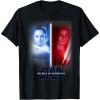imageStar Wars The Rise Of Skywalker Rey Vertical Split TShirtBlack