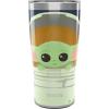 imageTervis The Mandalorian Child in Carrier Triple Walled Insulated Tumbler Travel Cup Keeps Drinks Cold ampamp Hot 20oz Legacy Stainless Steel 1 Count Pack of 1Stainless Steel