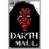 imageTrends International Star Wars The Phantom Menace  Darth Maul Charcoal Wall Poster 34L x 224W Premium Unframed VersionGray Framed Version