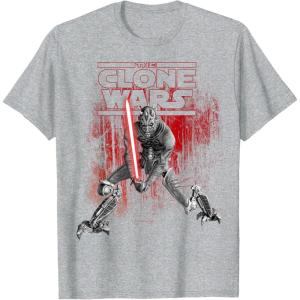 imageStar Wars Clone Wars Darth Maul TShirtHeather Grey