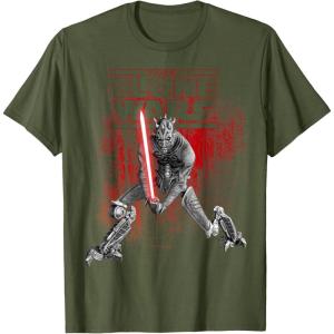 imageStar Wars Clone Wars Darth Maul TShirtOlive Green