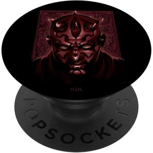 imageStar Wars Darth Maul Dark Glare Portrait PopSockets MagSafe PopGrip for iPhoneStandard