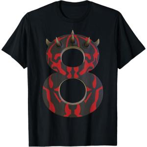 imageStar Wars Darth Maul Eighth Birthday TShirtBlack