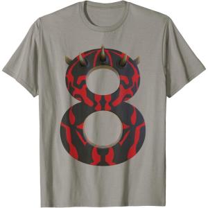 imageStar Wars Darth Maul Eighth Birthday TShirtSlate Grey