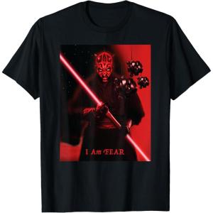 imageStar Wars Darth Maul I Am Fear TShirtBlack