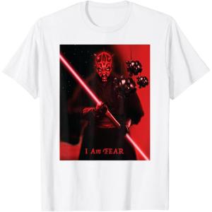 imageStar Wars Darth Maul I Am Fear TShirtWhite