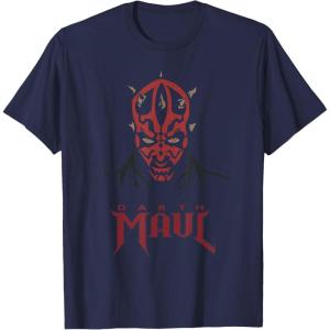 imageStar Wars Darth Maul Sith Lord TShirt TShirtNavy Blue