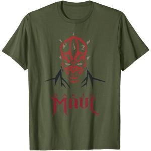 imageStar Wars Darth Maul Sith Lord TShirt TShirtOlive Green