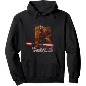 imageStar Wars Darth Maul The Dark Side Portrait Pullover HoodieBlack