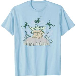 imageStar Wars Grogu Snack Time TShirtBaby Blue