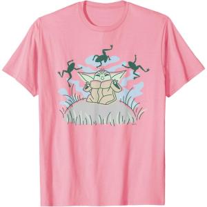 imageStar Wars Grogu Snack Time TShirtPink