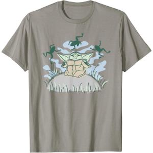imageStar Wars Grogu Snack Time TShirtSlate Grey