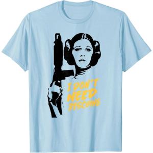 imageStar Wars Princess Leia Escape I Dont Need Rescuing TShirtBaby Blue