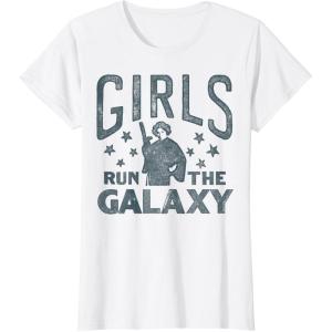 imageStar Wars Princess Leia Girls Run The Galaxy Disney TShirtWhite